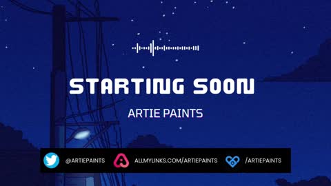 Artie Paints online show from December 7, 1:09 am