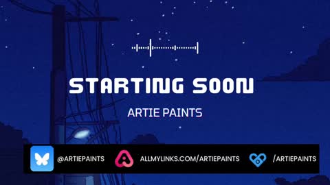 Artie Paints online show from December 20, 3:57 pm