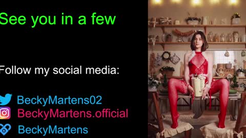 BeckyMartens come join me on    while im offline here  online show from December 18, 2:48 am