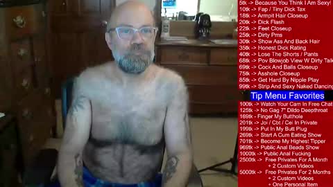 HairyDaddyBear69 online show from January 7, 1:41 pm