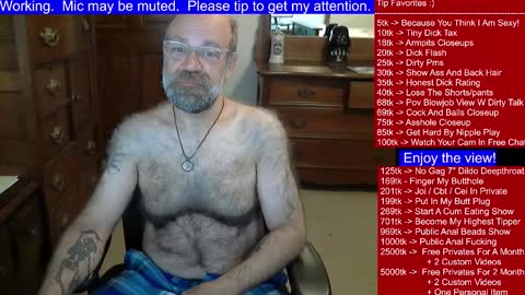 HairyDaddyBear69 online show from December 31, 1:18 pm