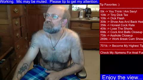 HairyDaddyBear69 online show from December 11, 1:12 pm