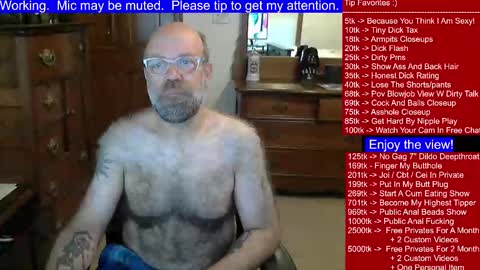 HairyDaddyBear69 online show from December 30, 1:05 pm