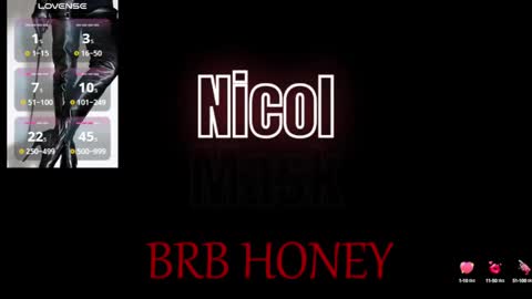 Mistress Nicol online show from January 2, 4:58 pm