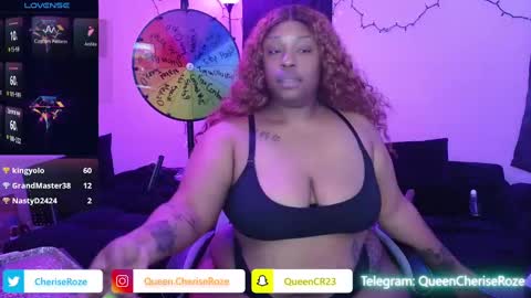 Queen Cherise Roze online show from November 22, 12:02 am