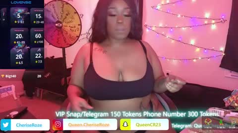 Queen Cherise Roze online show from December 17, 1:33 am