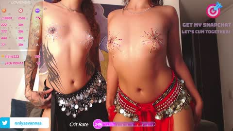 Savannaredhair 33 Angelebony33 online show from December 5, 10:48 pm