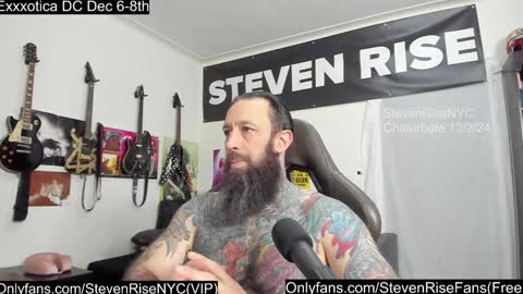 StevenRiseNYC online show from December 3, 4:06 pm