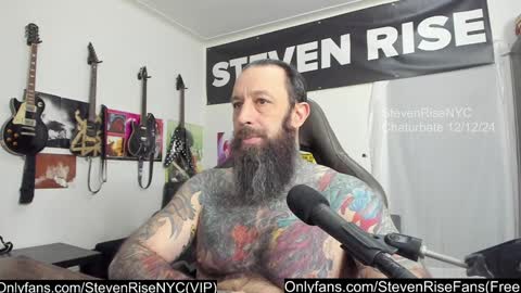 StevenRiseNYC online show from December 13, 1:28 pm