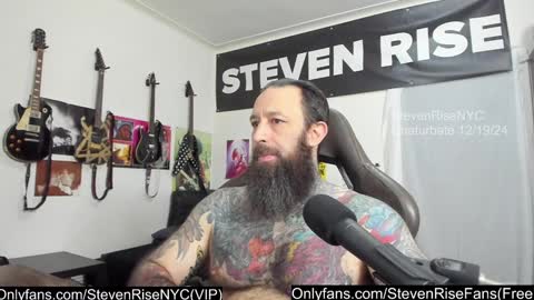 StevenRiseNYC online show from December 19, 1:41 pm