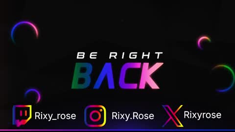 RixyRose online show from November 19, 2:31 am