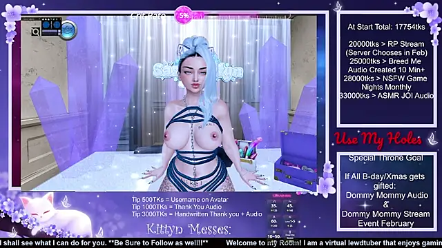 SassyKittyn online show from December 13, 4:23 am