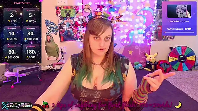 BabyZelda online show from January 3, 4:32 pm