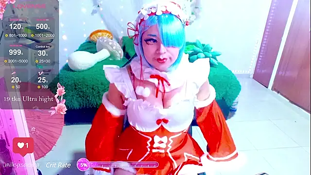 MilkyXSakura online show from December 16, 2:53 am