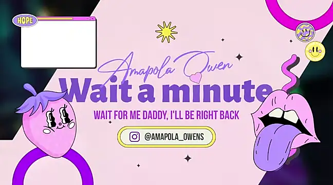 Amapola owen online show from December 16, 9:37 pm