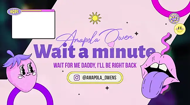 Amapola owen online show from December 18, 4:24 pm