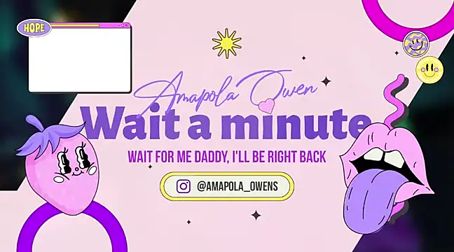 Amapola owen online show from November 29, 10:52 pm