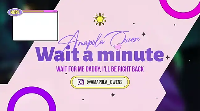 Amapola owen online show from November 30, 8:11 pm