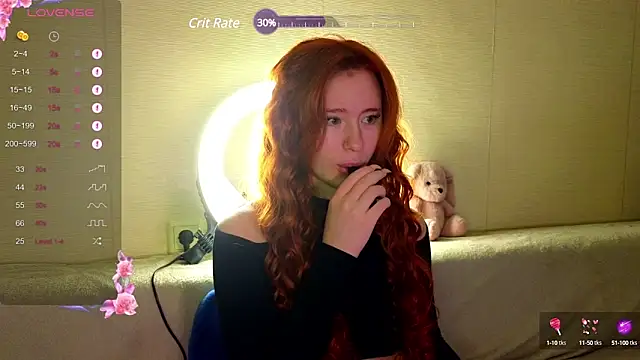 Ginger Goddess  online show from December 21, 4:22 am