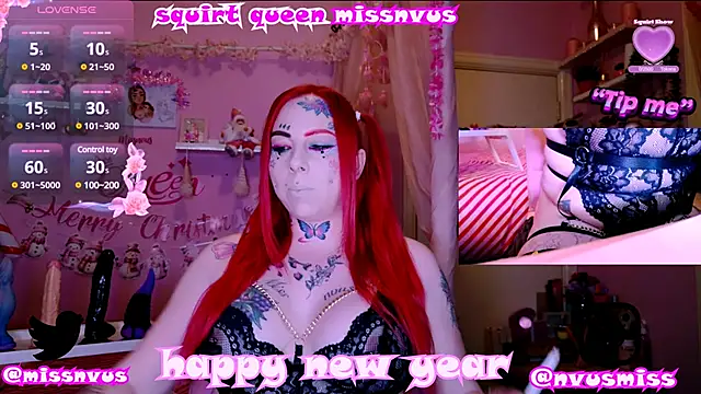 Squirtqueenmissnvus online show from December 31, 10:33 pm