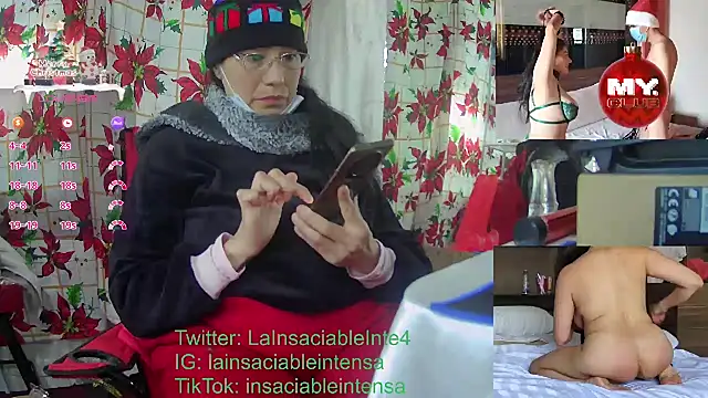 LaInsaciableIntensa online show from December 22, 4:43 pm